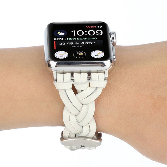 APPLE WATCH HAND-WOVEN LEATHER STRAP_CWWW0043