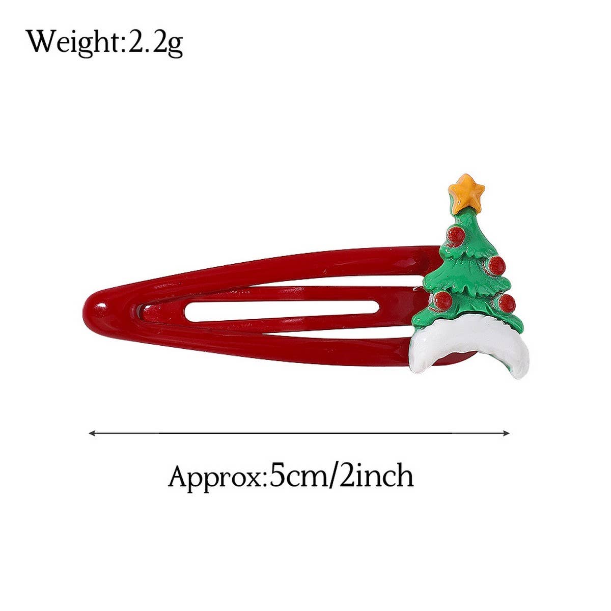 Christmas Candy Stocking Cartoon Drop Hair Clip