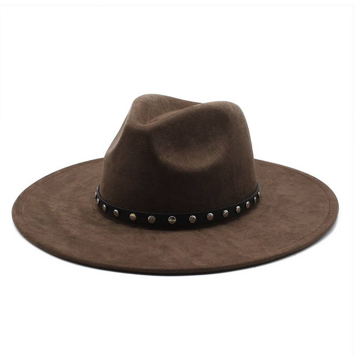 HEART-SHAPED SUEDE ETHNIC STYLE WIDE-BRIMMED HAT_CWAH2522