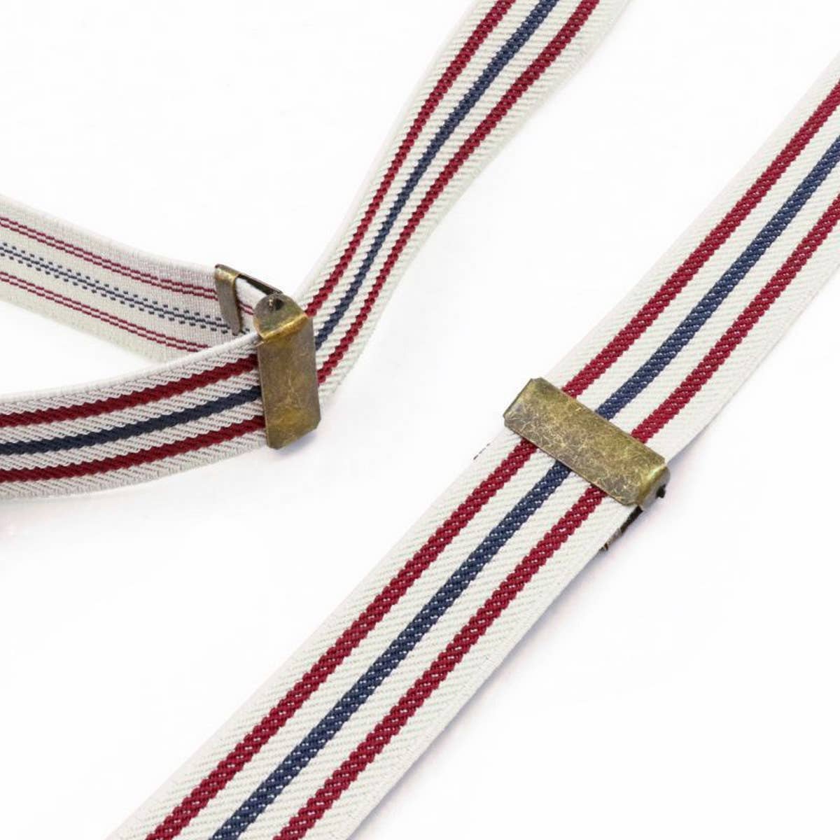 RETRO STRIPED BRONZE Y-SHAPED ELASTIC STRAPS_CWMM1108