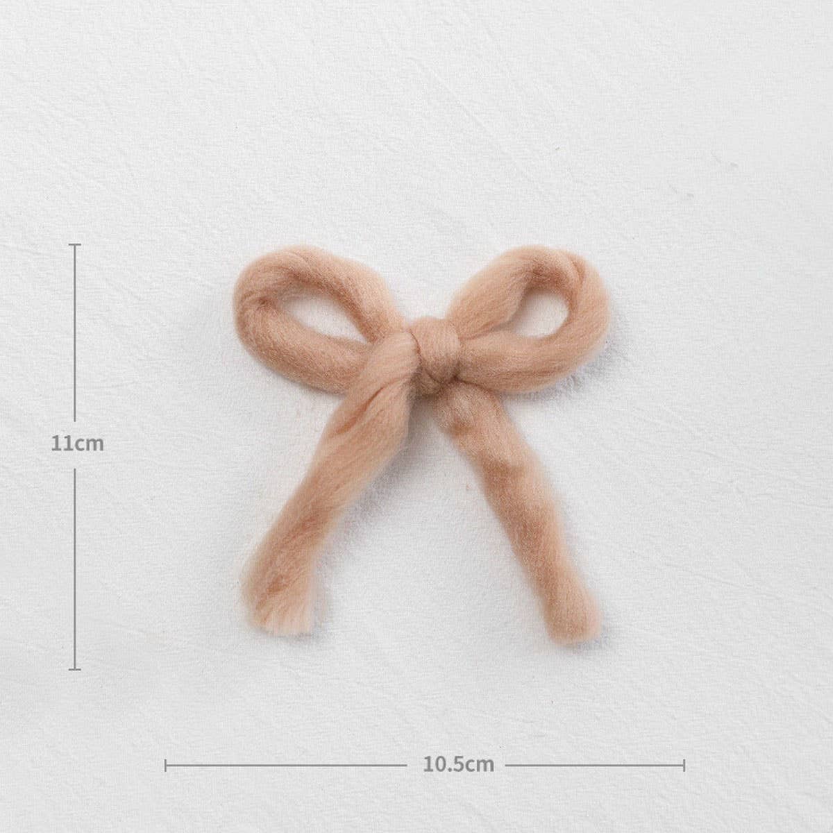 Felt Plush Bow Ribbon Christmas Tree Hanging Decor