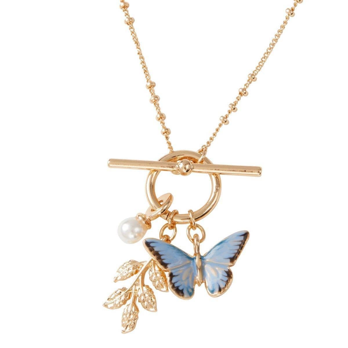 Sweet 3D Butterfly Necklace for Women