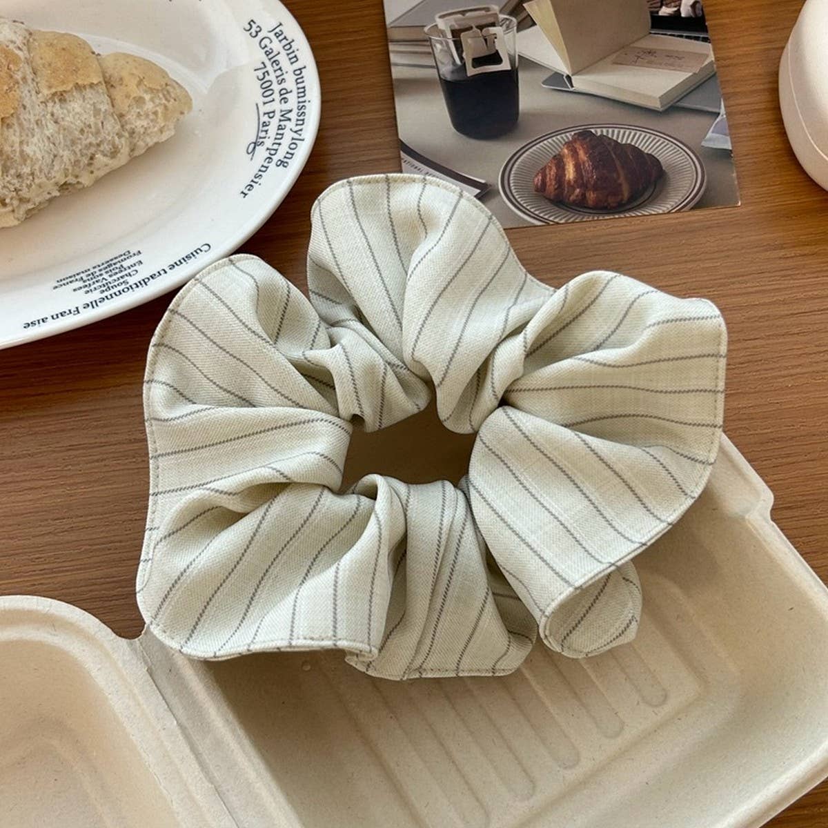 STRIPED ALL-MATCH LARGE INTESTINE HAIR SCRUNCHIES_CWAHA2822