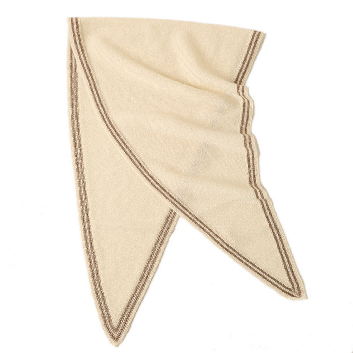 Lightweight Knit Wrap ? Soft Triangle Neck Scarf