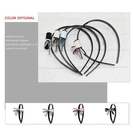 ACETATE BOW HEADBAND HAIRPIN HEADDRESS_CWAHA4343