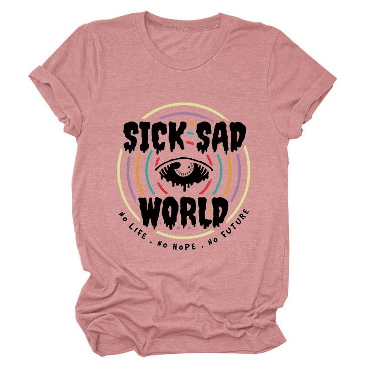 Simple Crew Neck Tee ??Comfortable Fit_CWTTS1532