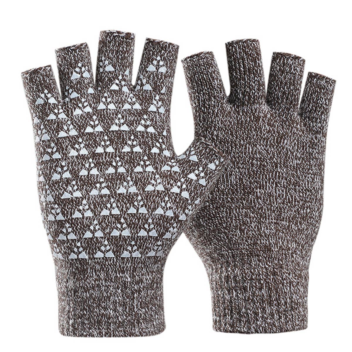 Unisex Fingerless Knit Gloves for Winter Typing_CWAG0525