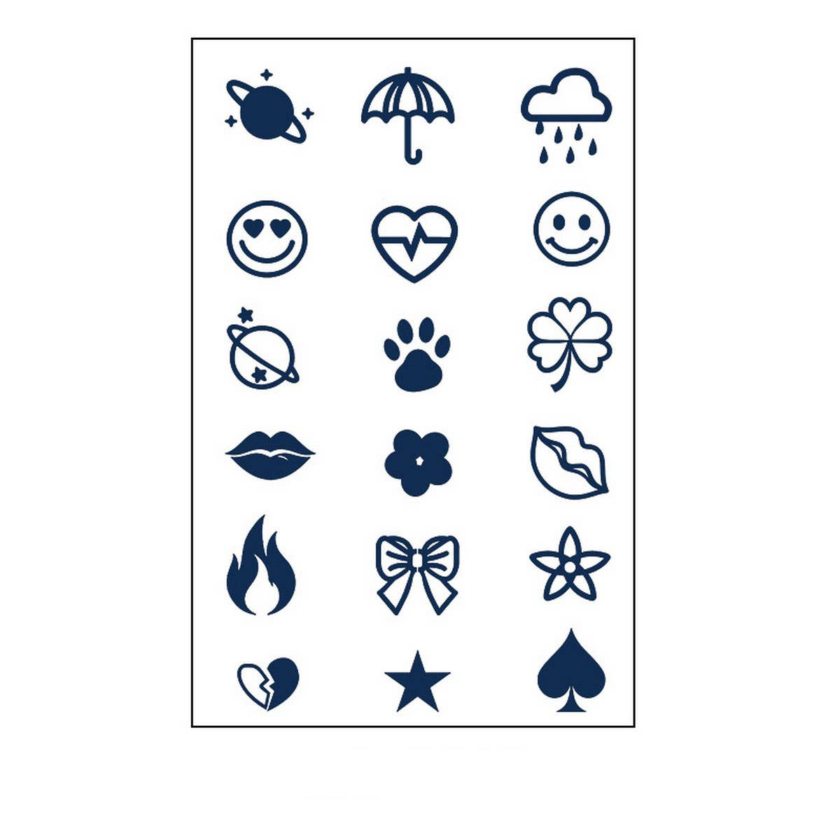 Herbal Juice Finger Tattoos Cute & Minimal Style