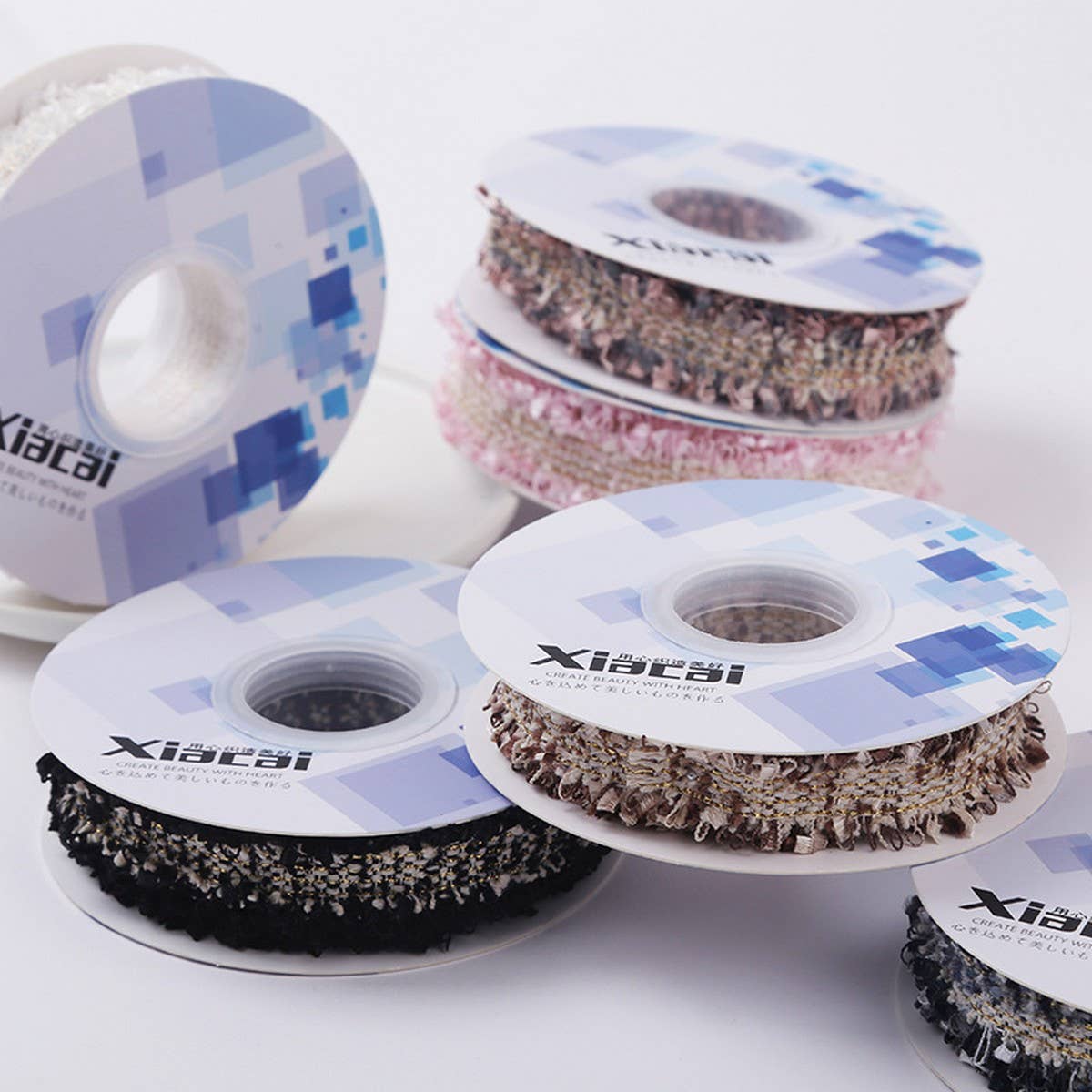 RIBBON TWEED BOUQUET FLOWER WRAP DIY RIBBON