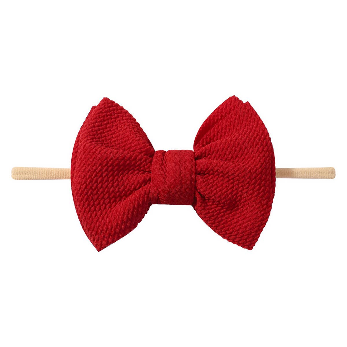 STRIPED CHILDREN'S HAIRBAND BOW HAIR ROPE_CWAHA2351