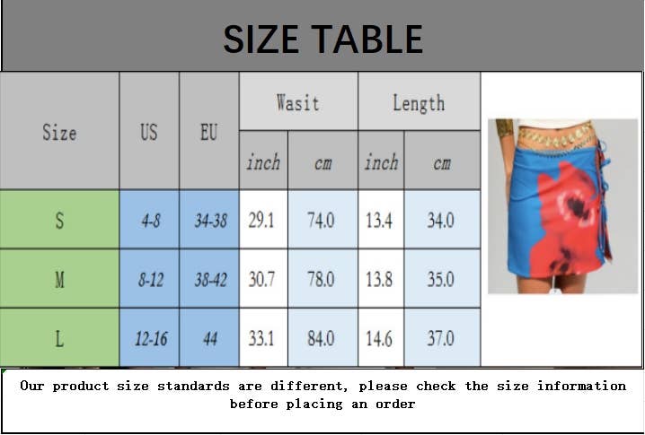 CWBSS0480_SEXY TIE WAIST PRINTED MINI SKIRT