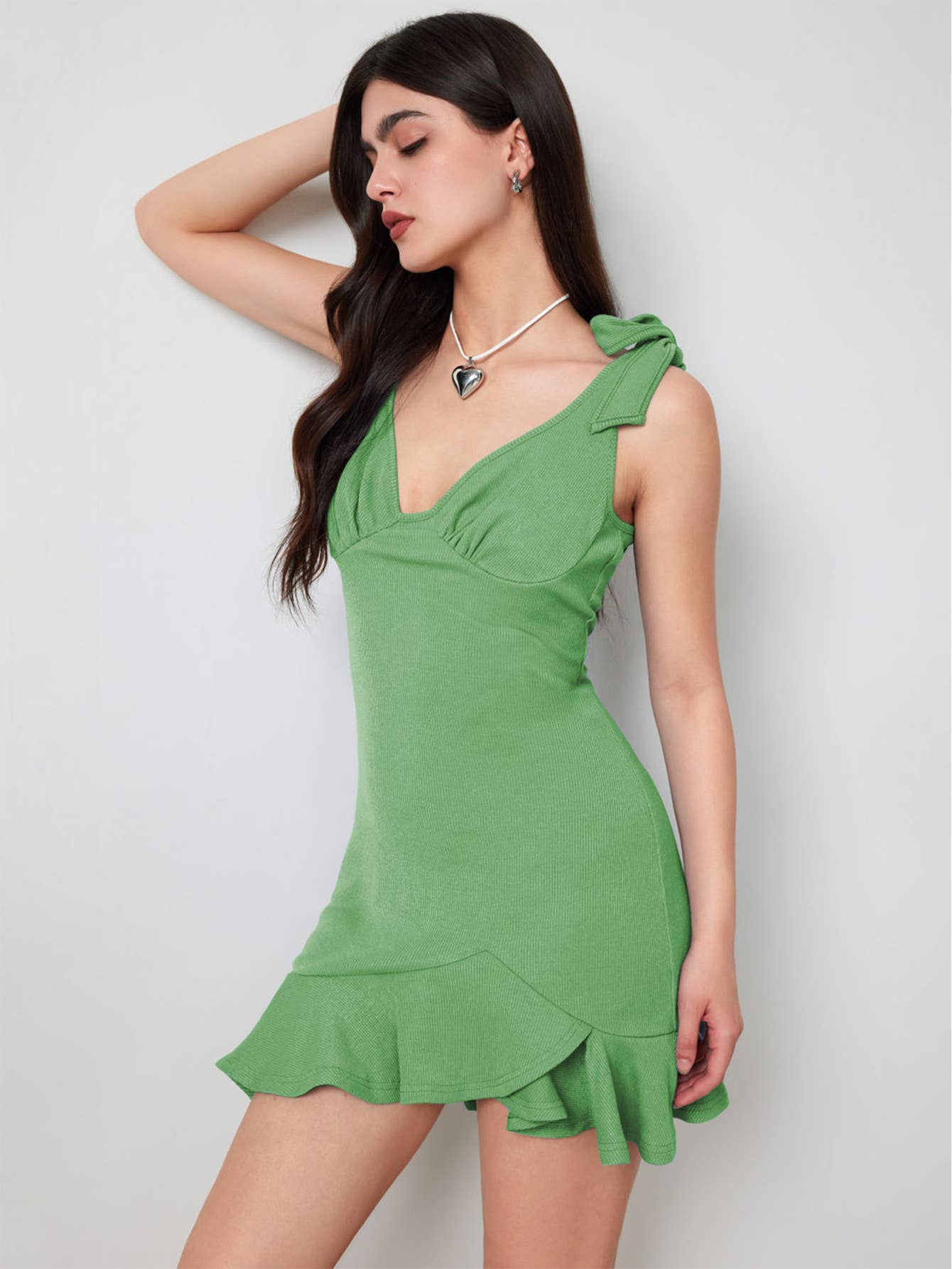 SLIM-FIT DRESS WITH HIP STRAP