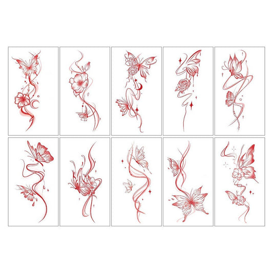 Vintage Chic Butterfly Tattoos?Elegant & Sexy Look