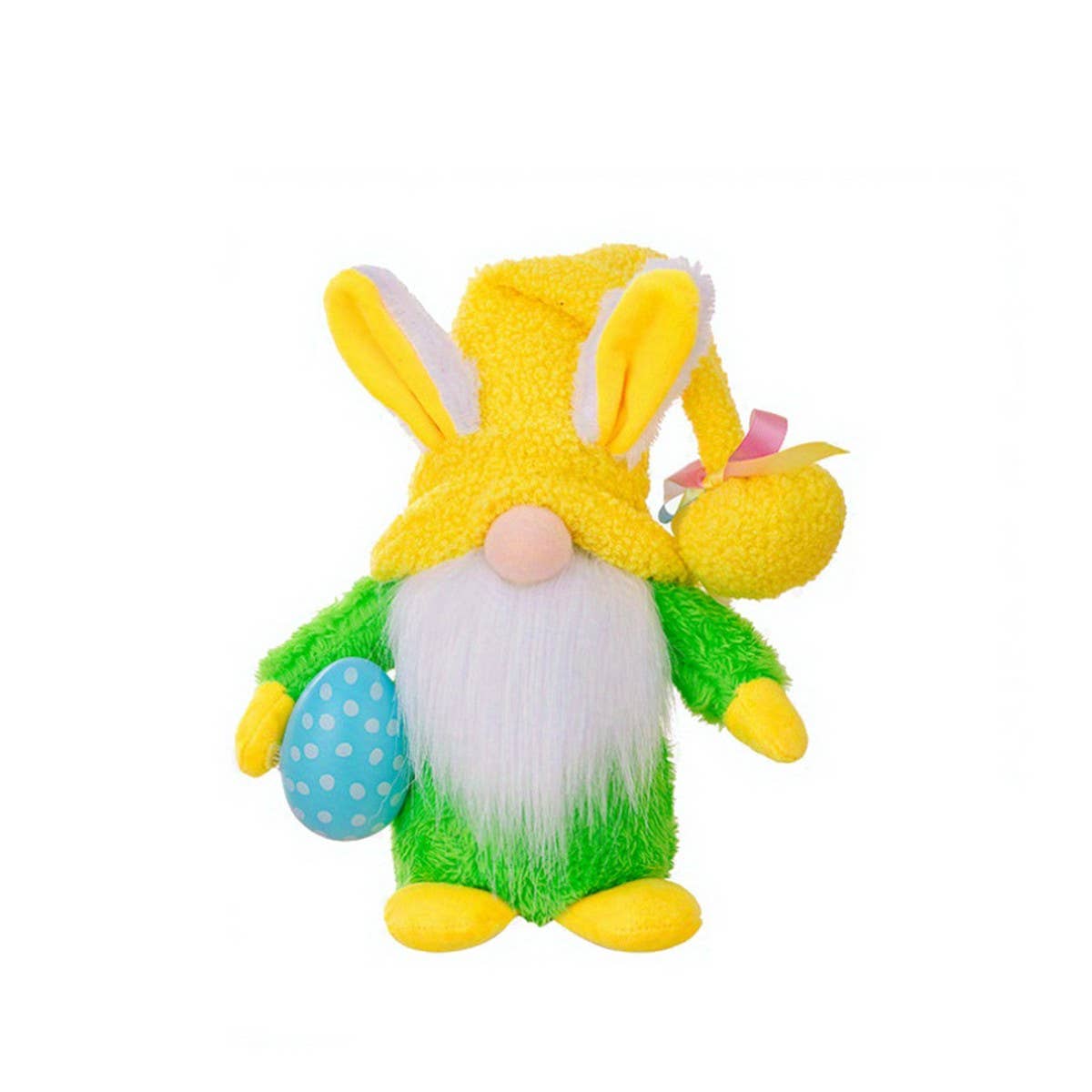 EASTER BALL HAT WITH LIGHT RUDOLPH DOLL ORNAMENT
