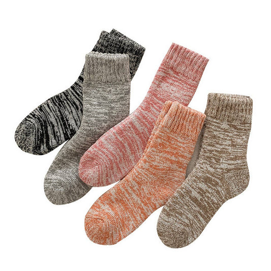 WINTER THICK WARM TERRY SOCKS MID-TUBE SOCKS