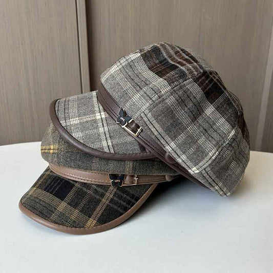 VINTAGE PAINTER NEWSBOY BERET_CWAB2912