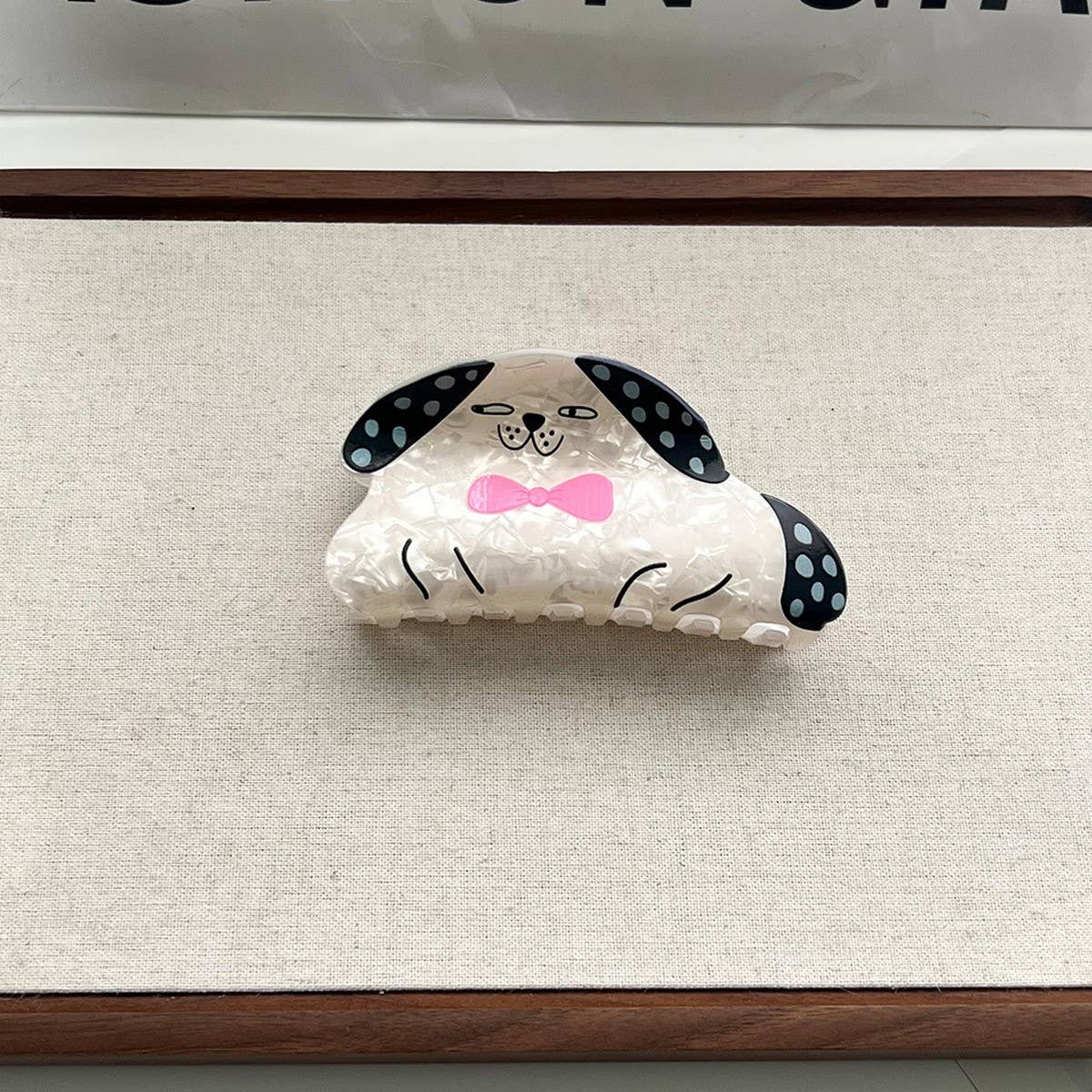 Cute Dinosaur & Pet Hair Claw, Acrylic Animal Clip