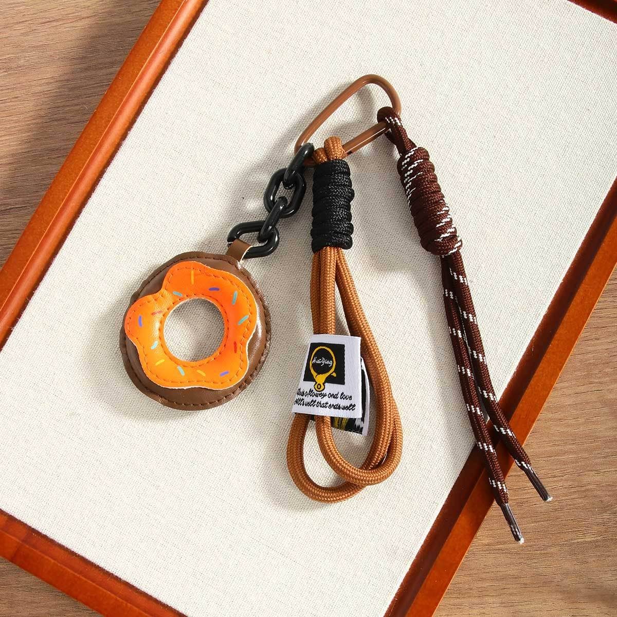 Leather Donut Charm ??Maillard Bag Accessory_CWMM7554