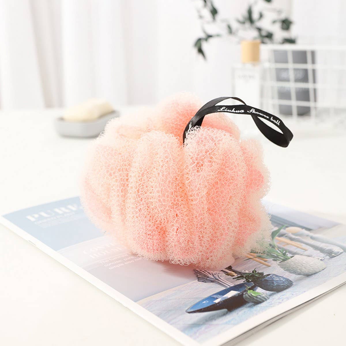 BATH POUF LARGE CACTUS SOFT BATH POUF_CWMM3374