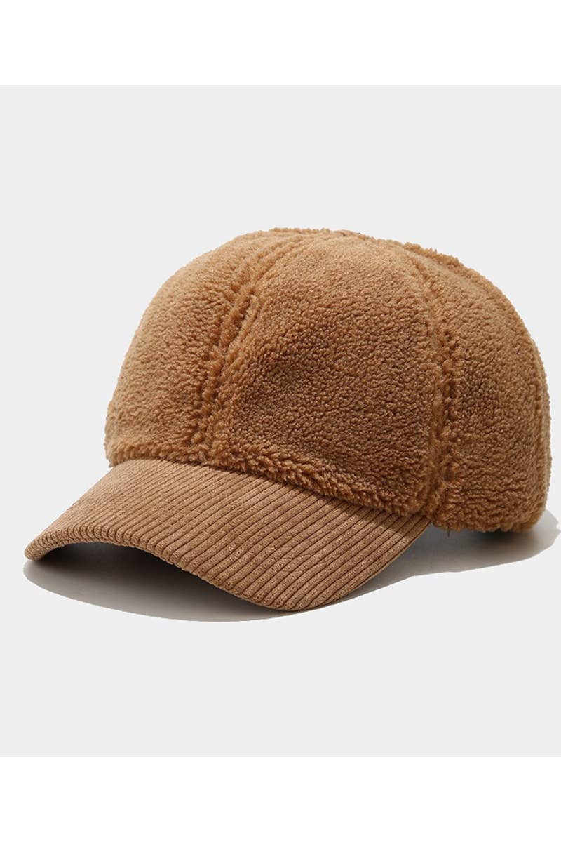 Lamb Wool Baseball Cap ? Winter Warm, Fashion CWAH0426