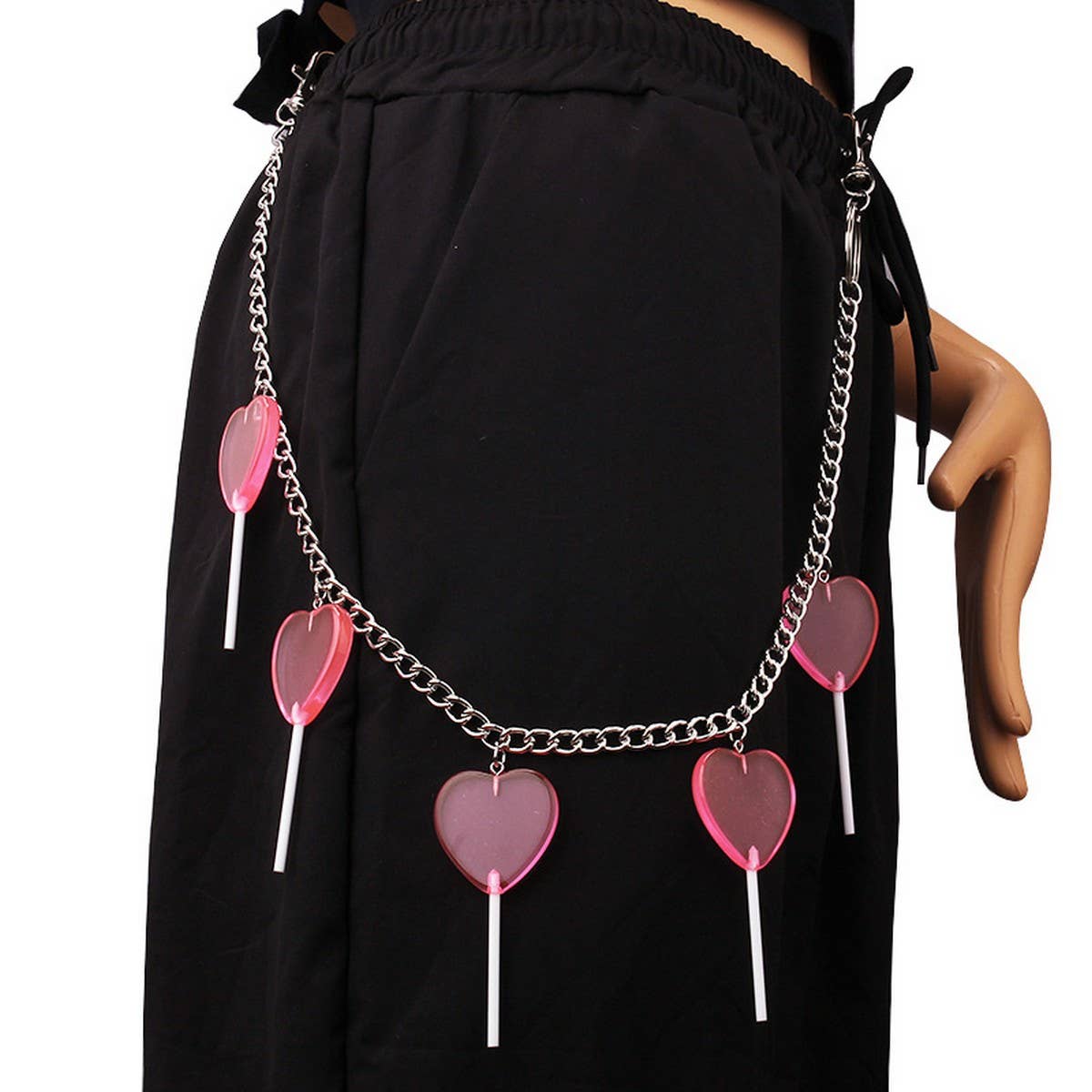 COLORED LOLLIPOP PENDANT PANTS CHAIN