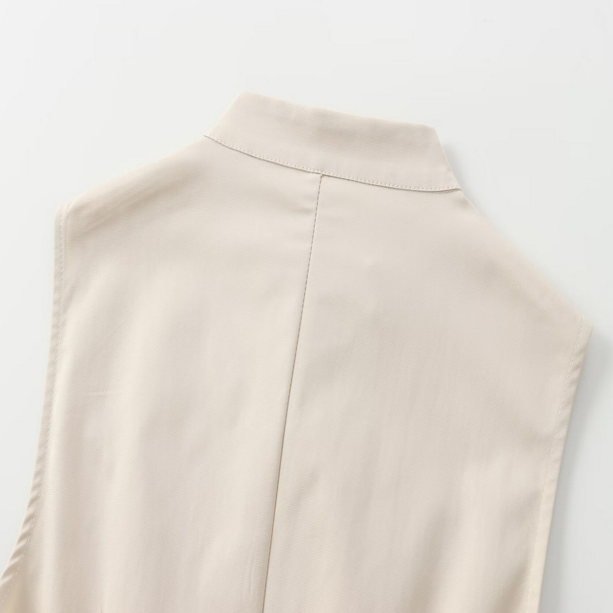 Waist-Cinched Sleeveless Dress - Chic Commuter