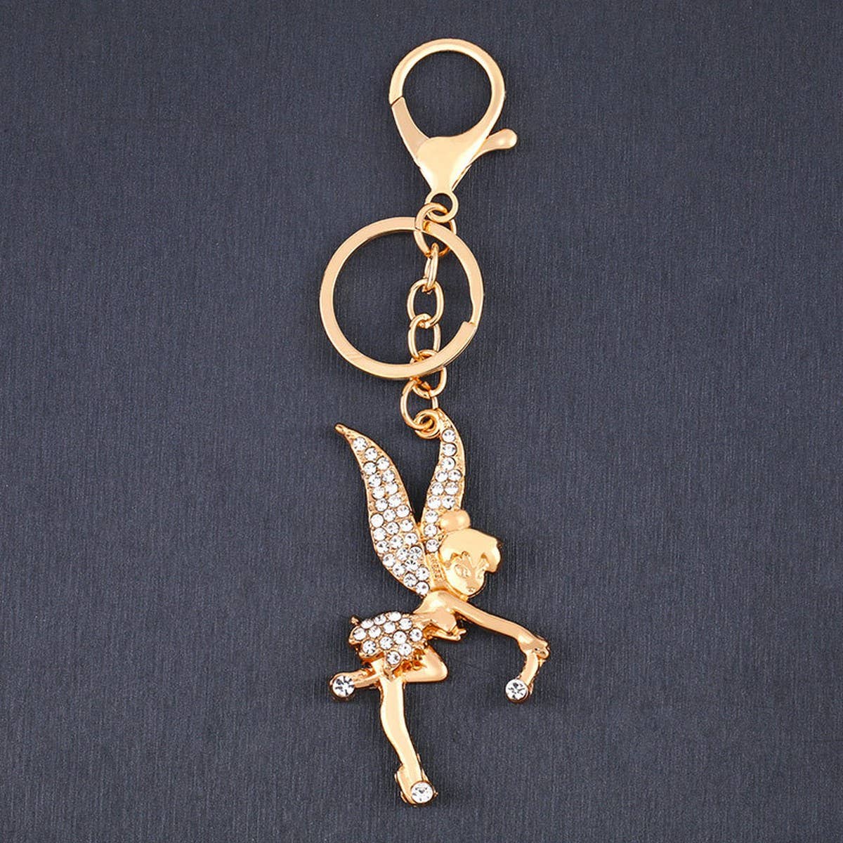 ANGEL FAIRY DIAMOND KEYCHAIN PENDANT_CWAJE0963