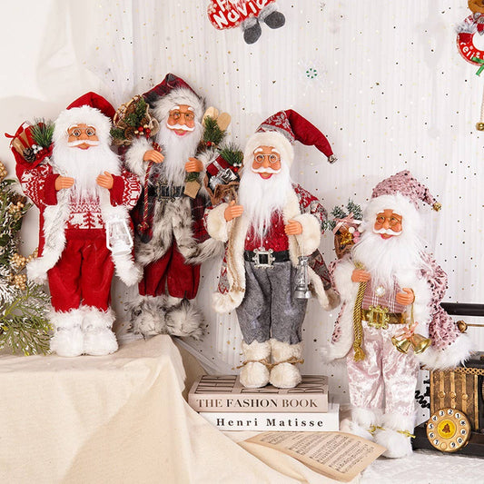 CHRISTMAS BACKPACK STANDING OLD MAN ORNAMENTS