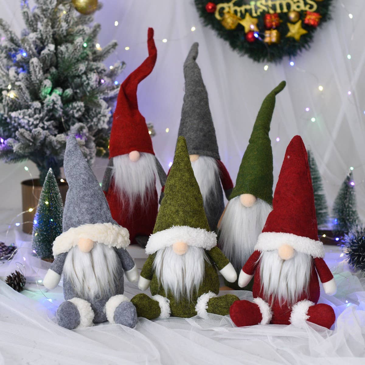 SANTA CLAUS FACELESS DOLL DOLL DECORATION ORNAMENTS