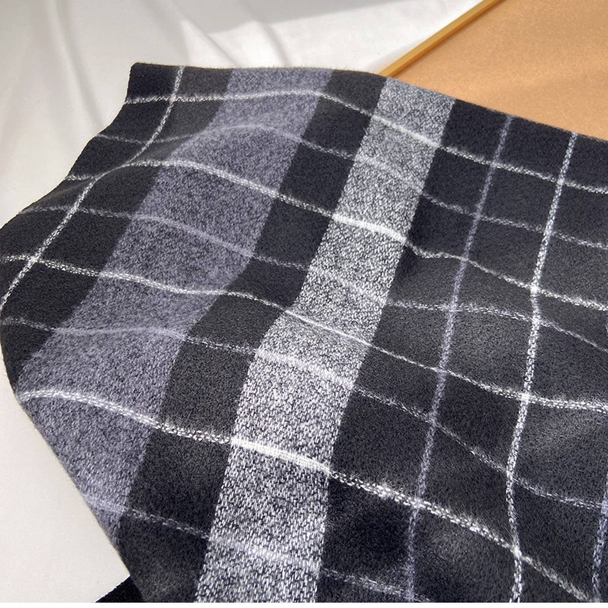 Plaid Scarf Shawl ??Classic Tartan Winter Wrap_CWASC1455