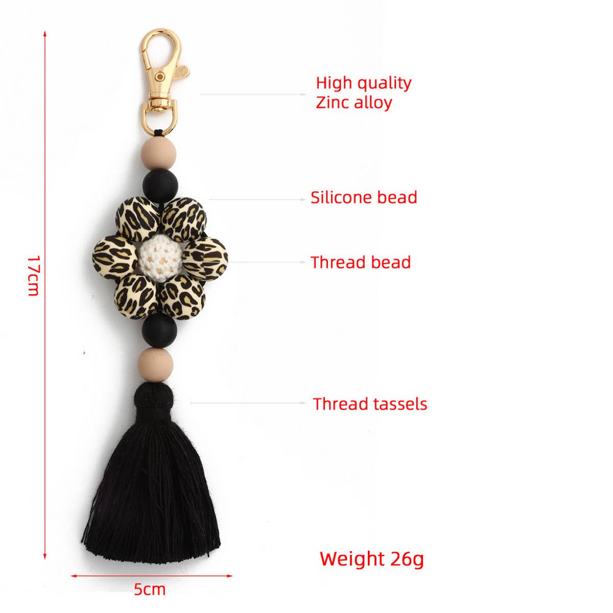 NEW ARRIVAL BEADED PENDANT TASSEL KEYCHAIN