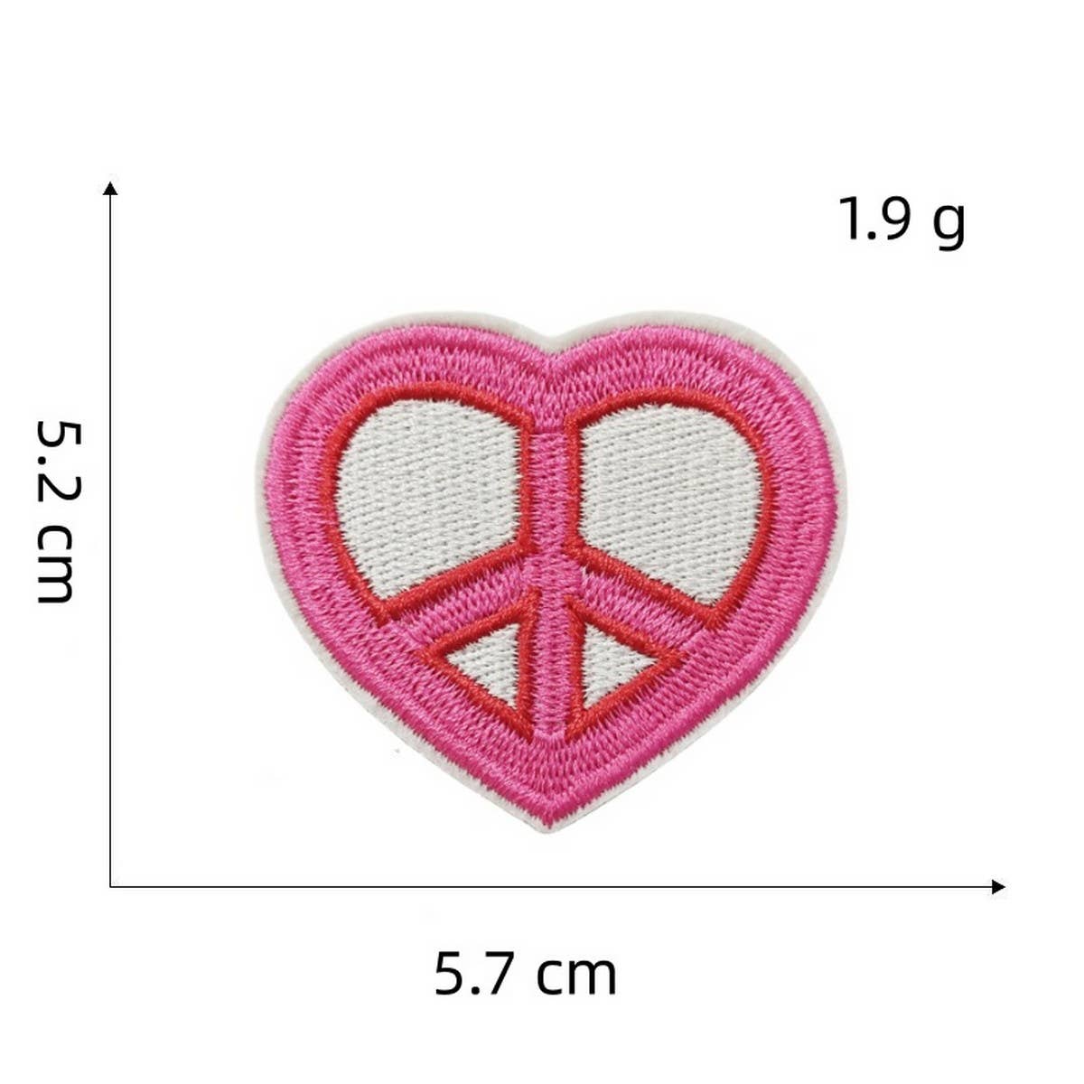 NEW PINK CARTOON EMBROIDERED CLOTH PATCH