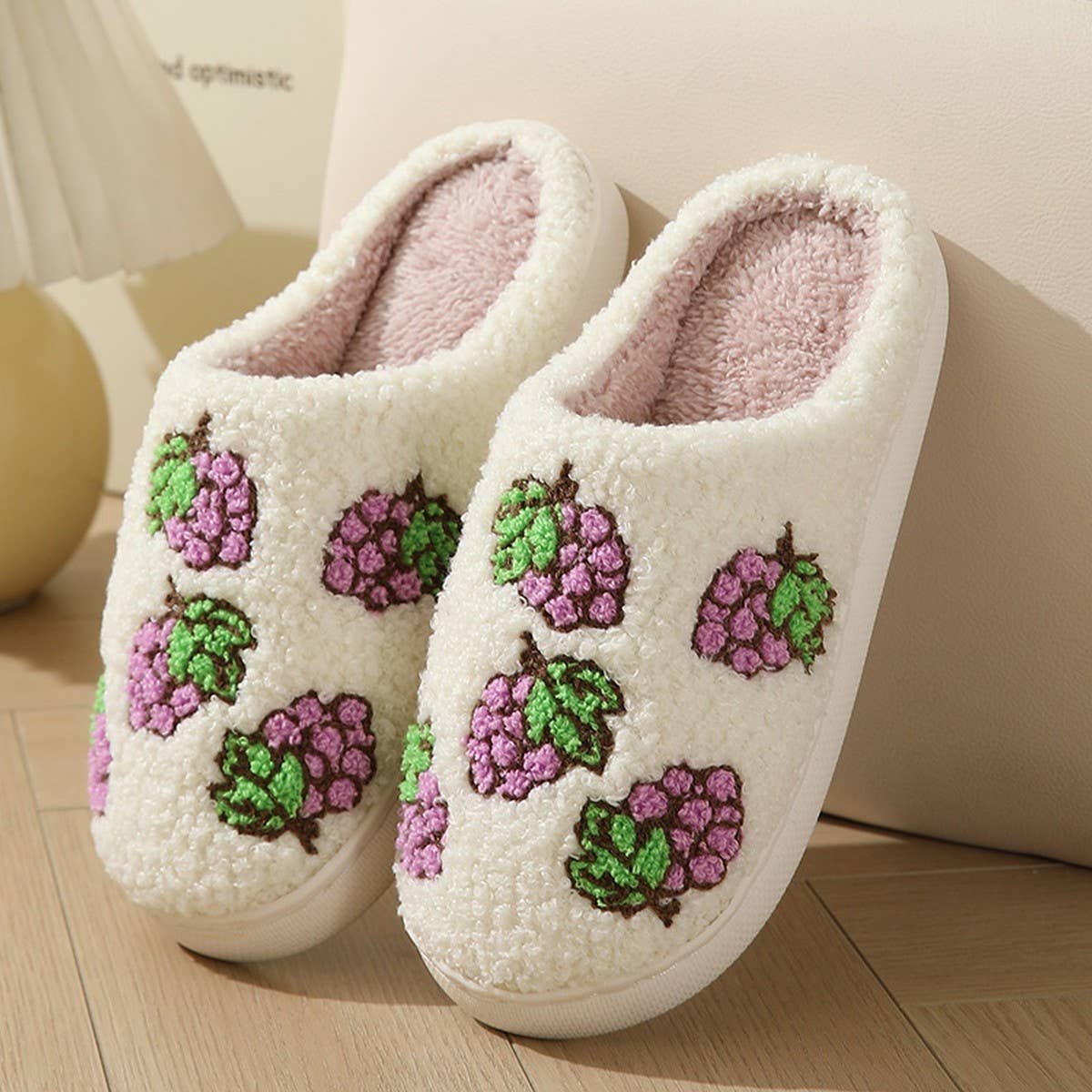 CUTE CARTOON FRUIT PREPPY SLIPPERS