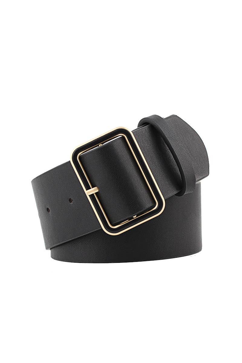 SIMPLE SQUARE BUCKLE DANDY BELT_CWABE0075