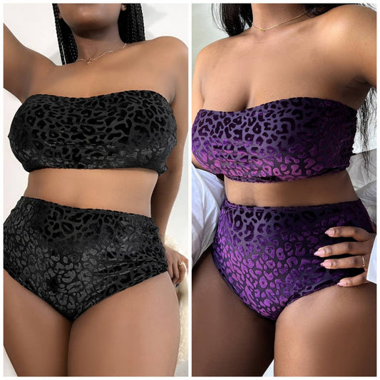 PLUS SIZE HIGH WAISTED BIKINI SWIMSUIT_CWMW0207