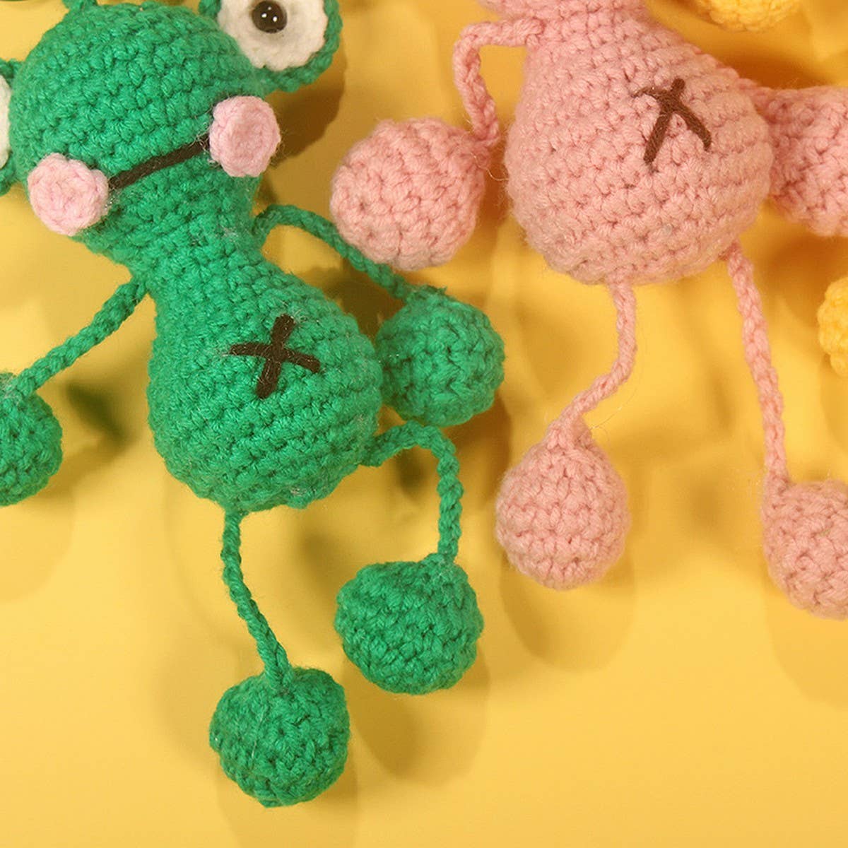 HAND KNITTED FUNNY CARTOON DOLL PENDANT