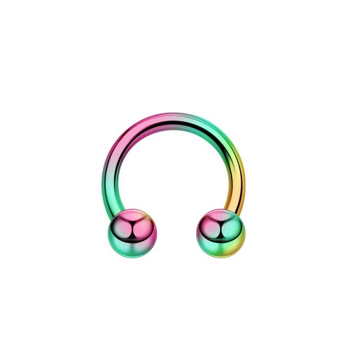 C-Shaped Ball Lip Ring Stainless Steel Piercing_CWMM9586