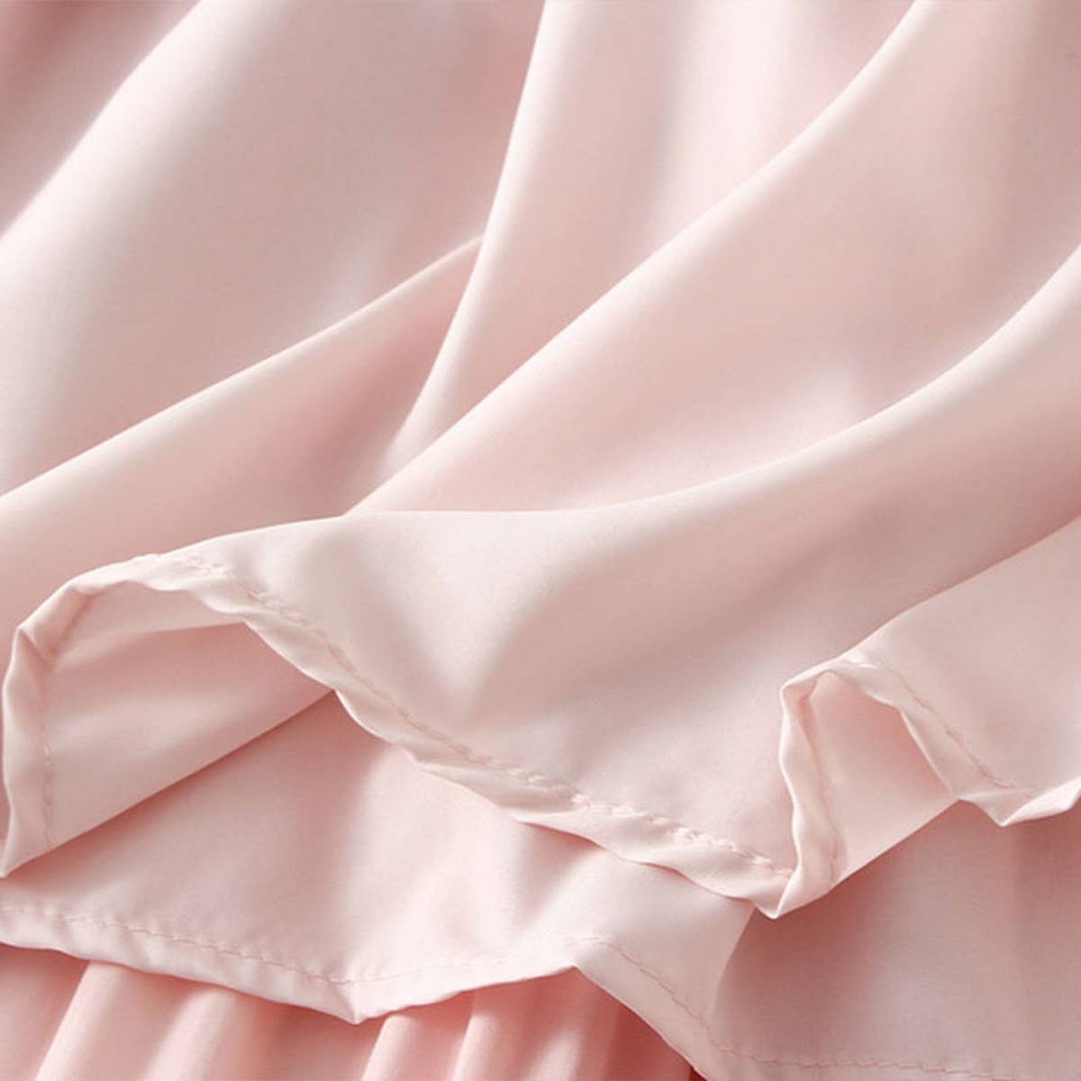 GENTLE AND SWEET LONG-SLEEVED CAKE SKIRT