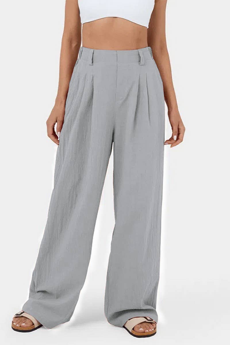 WOMEN HIGH WAIST LONG PANTS_CWBLP0351