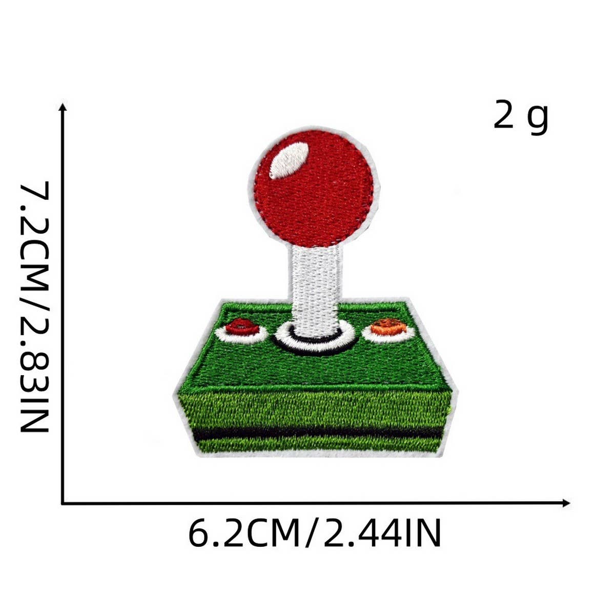 GREEN GAME CARTOON EMBROIDERED PATCH