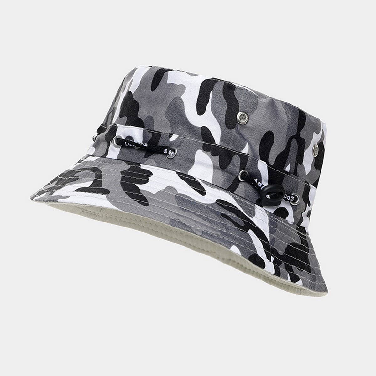 Unisex Camo Outdoor Sun Hat for Hiking & Fishing_CWAH3871