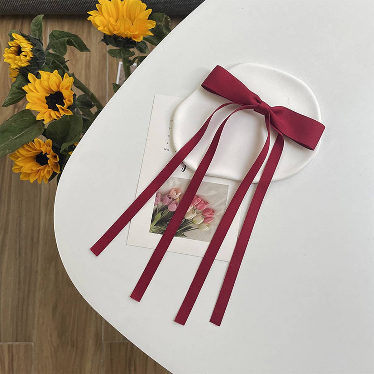 NEW STYLE RIBBON HAIR BOW RIBBON HAIRPIN_CWAHA0854