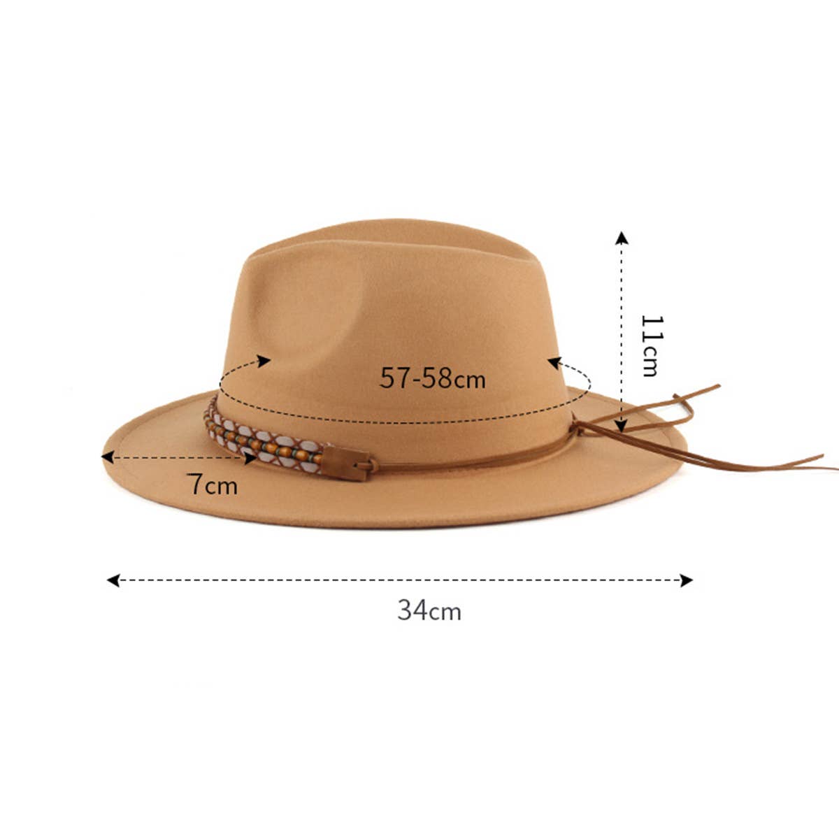 AUTUMN AND WINTER WARM PANAMA HAT_CWAH1897