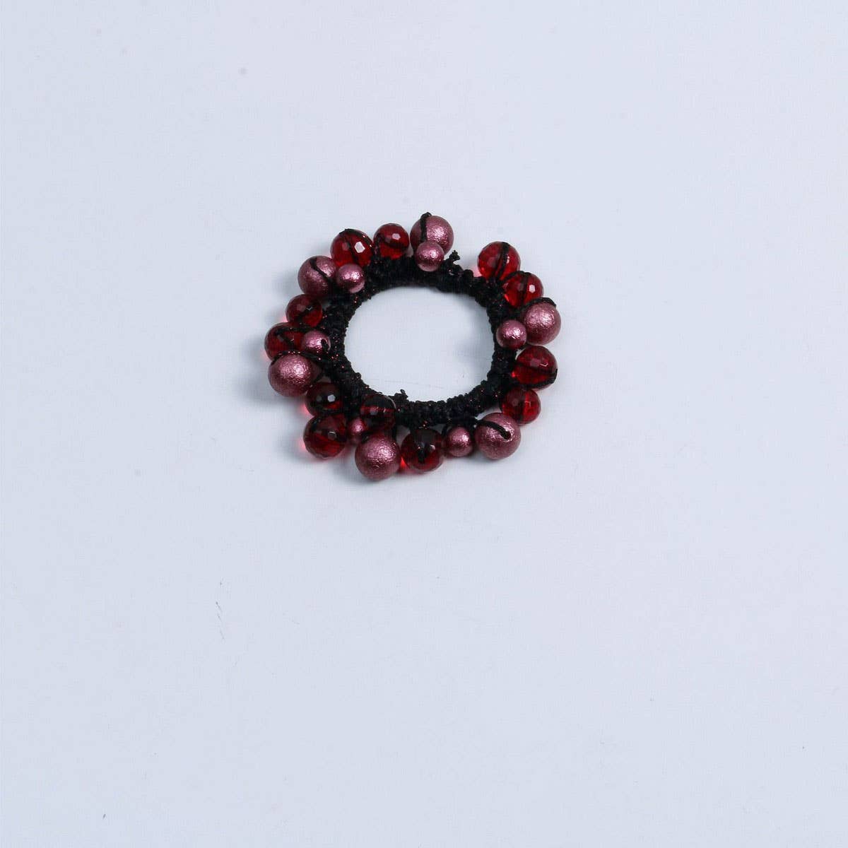 Simple Cute Hair Tie Sweet Wrinkled Pearl Elastic_CWAHA6772