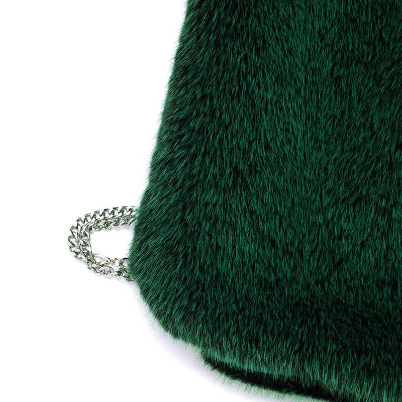 Fashion standing collar fur waistcoat