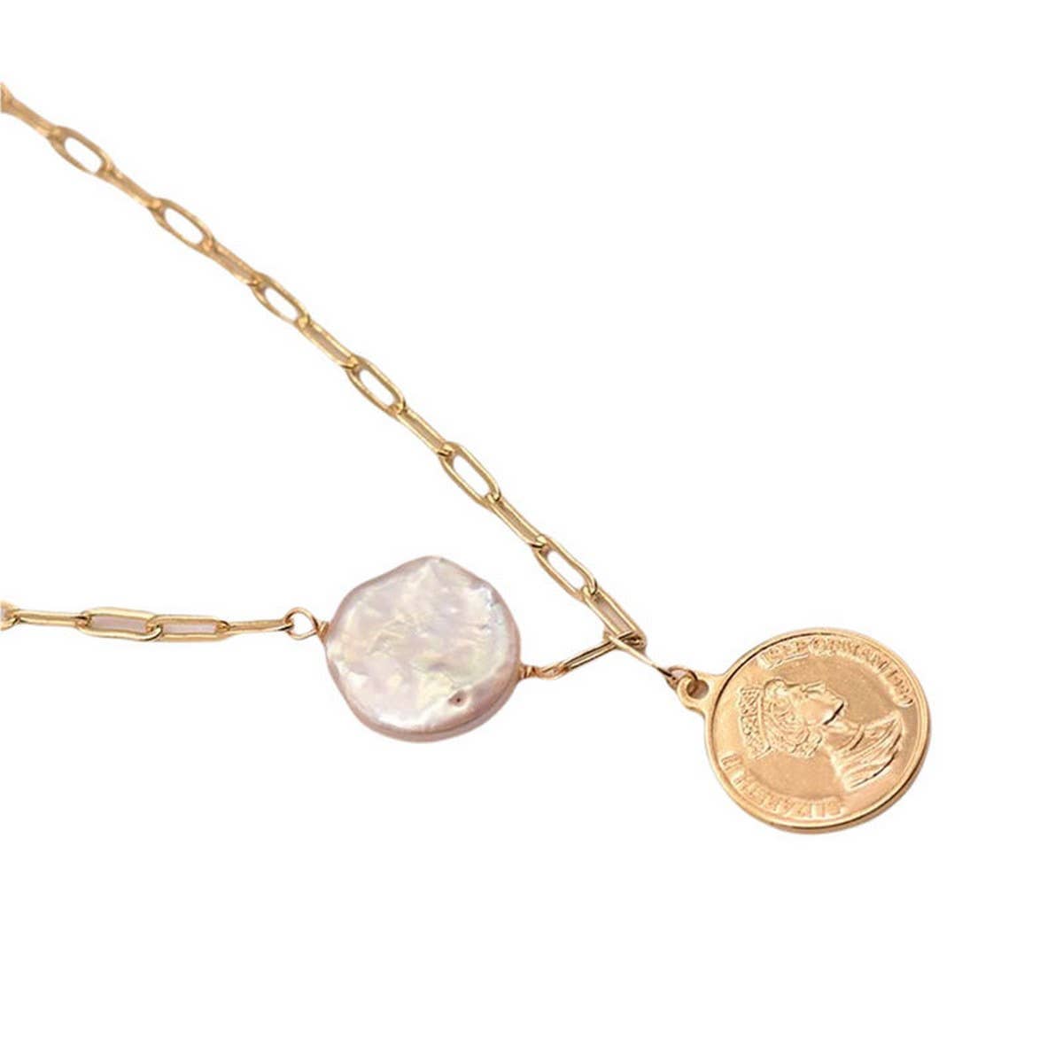 CREATIVE SIMPLE PEARL PENDANT NECKLACE FOR WOMEN