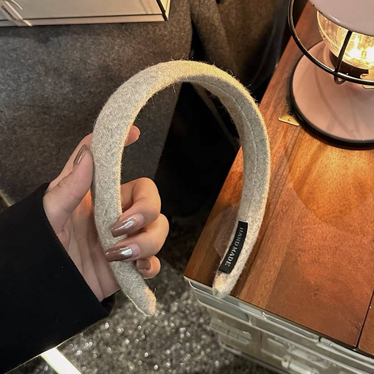 VERSATILE WOOL HIGH SKULLHEADBAND HEADDRES HAIRPIN