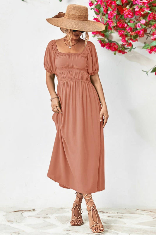 CWDMD4607_2025 NEW FRESH AND SWEET ONE-SHOULDER DRESS