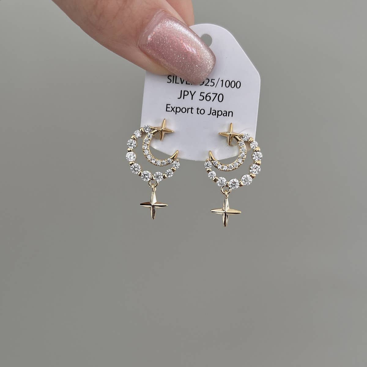 2024 NEW MOON EARRINGS AND EARRINGS_CWAJE2017