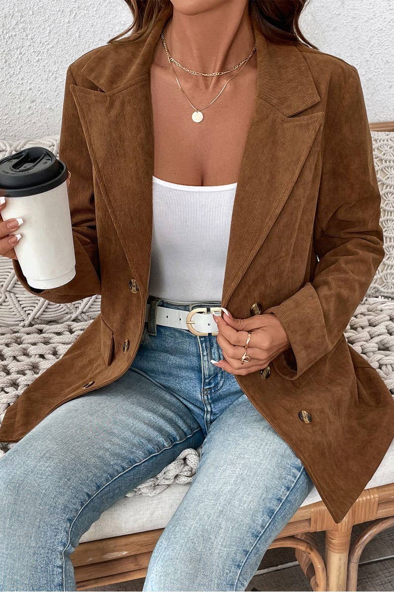 CWOCO00164_SOLID CORDUROY CASUAL BLAZER JACKET
